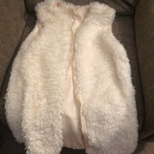 Teddy Furry Vest w/ POCKETS